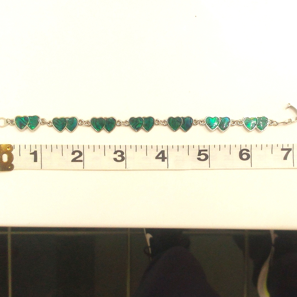 Compressed Turquoise Bracelet - Picture 3 of 3